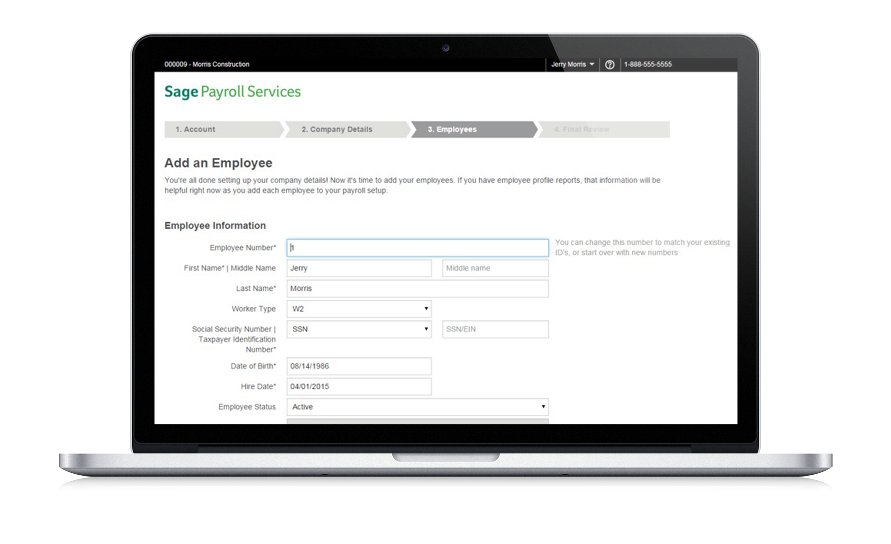 Sage Payroll Center